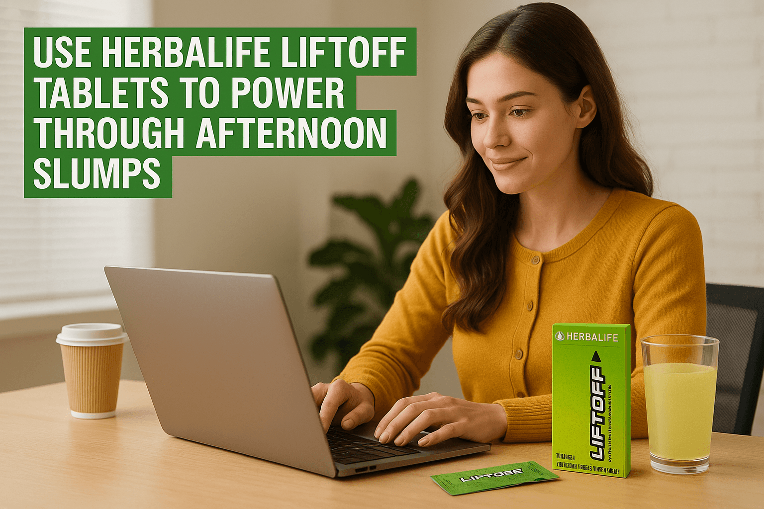 Use Herbalife Liftoff Tablets to Power Through Afternoon Slumps Use Herbalife Liftoff Tablets to Power Through Afternoon Slumps