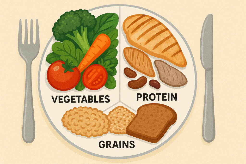 The Critical Connection Between Weight and Health 3 Balanced nutrition plate